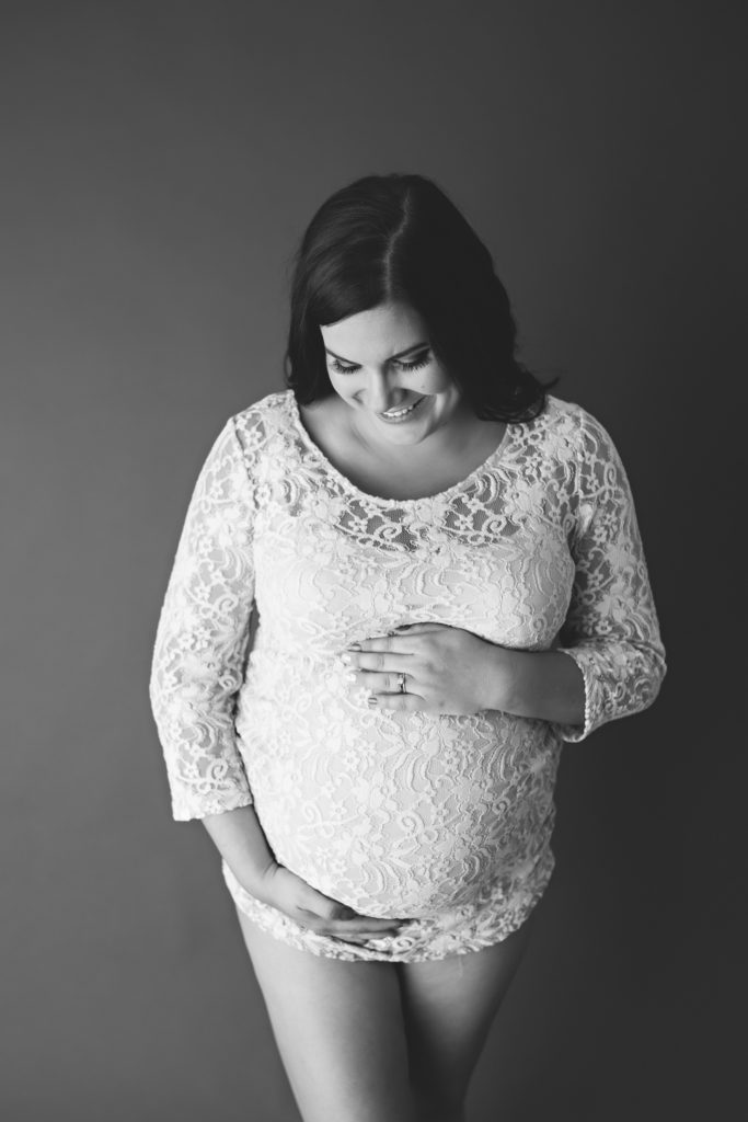 baby bump-pregnancy-motherhood-maternity-blue-dress-studio-oshawa-durham-toronto-newborn photographer-sweet mama-blackandwhite